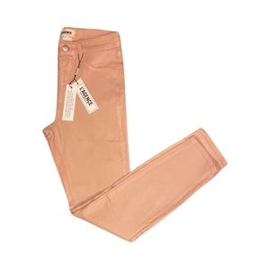 NWT L’AGENCE Margot H/R Skinny Color petal coated Pants Size 26